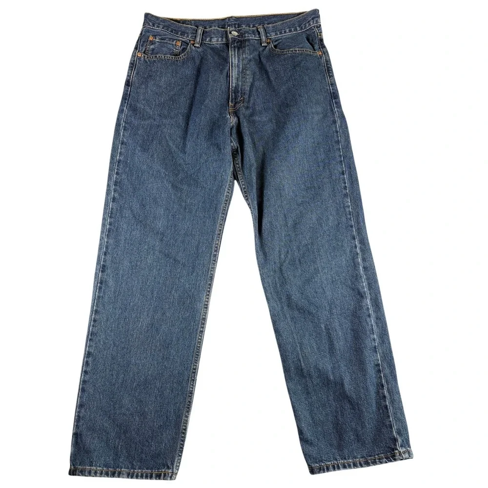 Vintage Levi's 550 Relaxed Jeans Mens 36x32 Blue Denim Med Wash Western Workwear